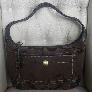 Coach Ergo Brown Leather Shoulder Bag